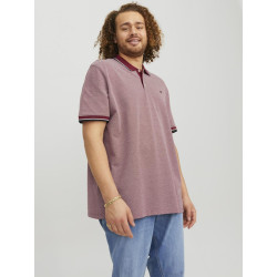JACK & JONES Plus Poloshirt - Red Dahlia