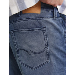 JACK & JONES Plus Size Rick Denim Shorts - Blue Denim