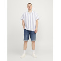 JACK & JONES Plus Size Rick Denim Shorts - Blue Denim