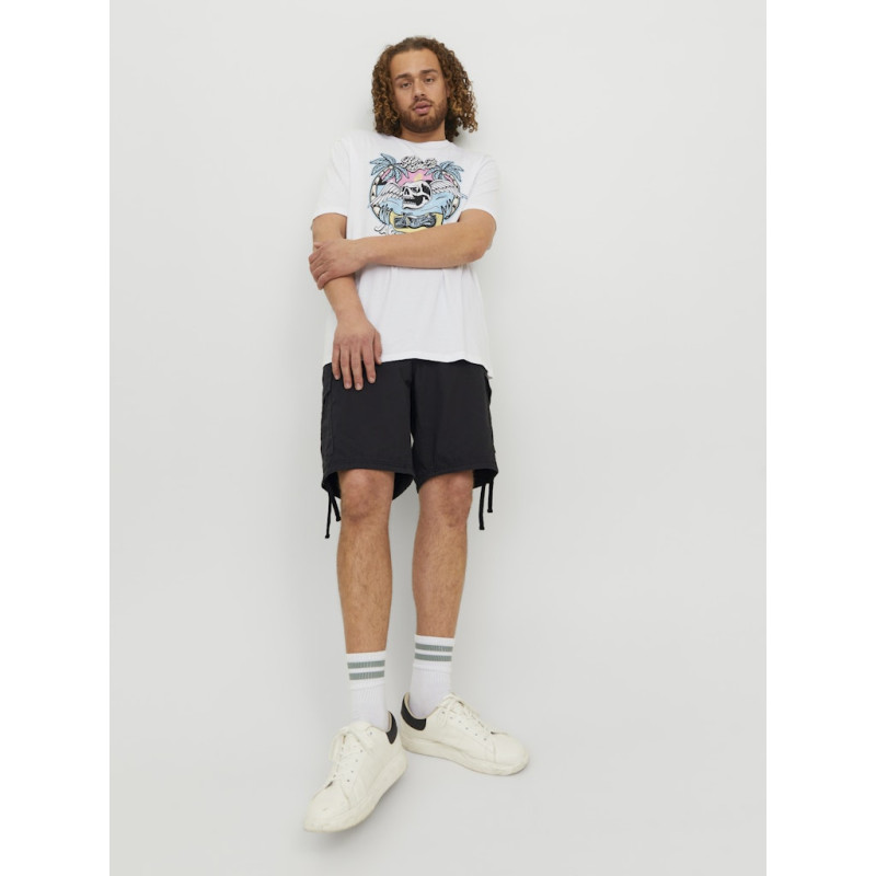 JACK & JONES Plus Size Marley Cargo Shorts - Sort
