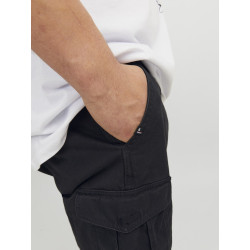 JACK & JONES Plus Size Marley Cargo Shorts - Sort