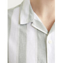 JACK & JONES Plus Size Sommer Resort S/S Hør Skjorte - Lily Pad