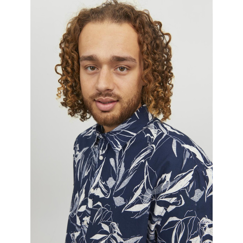 JACK & JONES Plus Crayon Skjorte - Navy Blazer