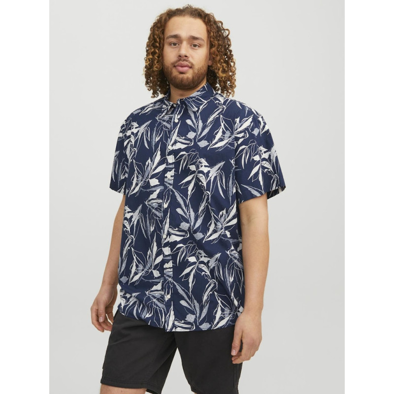 JACK & JONES Plus Crayon Skjorte - Navy Blazer