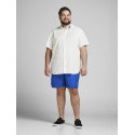 JACK & JONES Plus Charlie Kortærmet Skjorte - Cloud Dancer