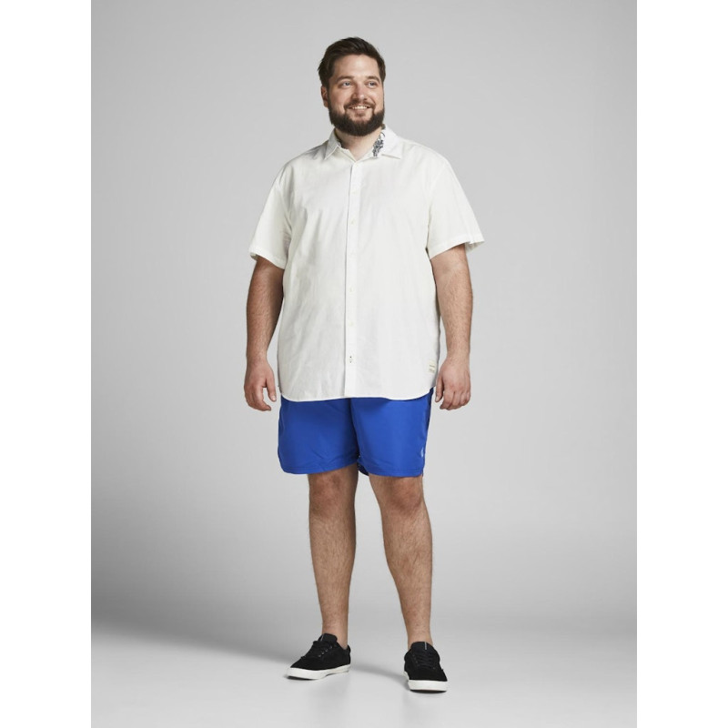 JACK & JONES Plus Charlie Kortærmet Skjorte - Cloud Dancer