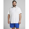 JACK & JONES Plus Charlie Kortærmet Skjorte - Cloud Dancer