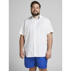 JACK & JONES Plus Charlie Kortærmet Skjorte - Cloud Dancer