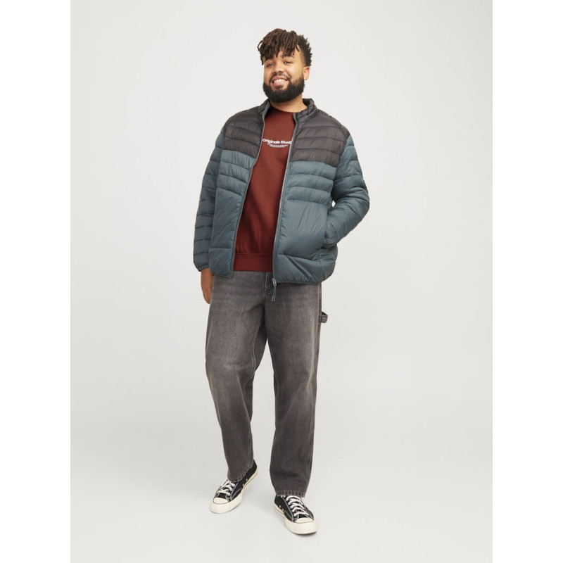 JACK & JONES Plus Vesterbro Sweatshirt - Brandy Brown