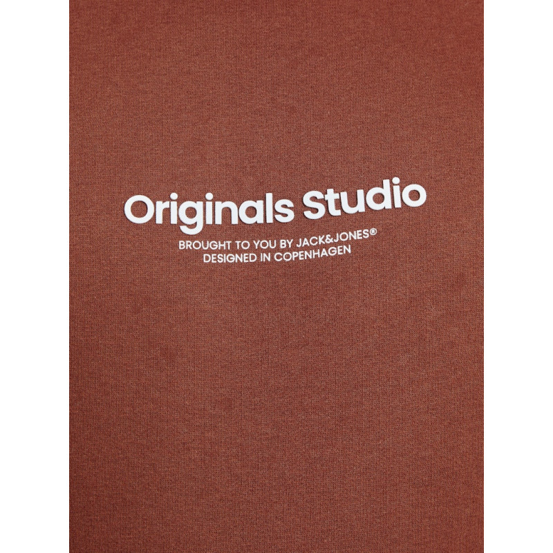 JACK & JONES Plus Vesterbro Sweatshirt - Brandy Brown