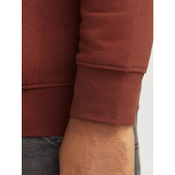 JACK & JONES Plus Vesterbro Sweatshirt - Brandy Brown