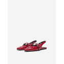 ONLY Aura-5 Slingback Ballarina Sko - High Risk Red