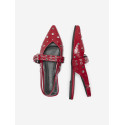 ONLY Aura-5 Slingback Ballarina Sko - High Risk Red