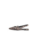 ONLY Aura-5 Slingback Ballarina Sko - Sand / Leopard