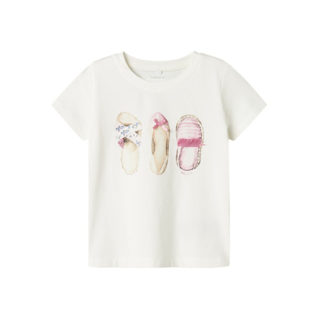 NAME IT MINI Dessy Top - Cloud Dancer