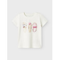 NAME IT MINI Dessy Top - Cloud Dancer