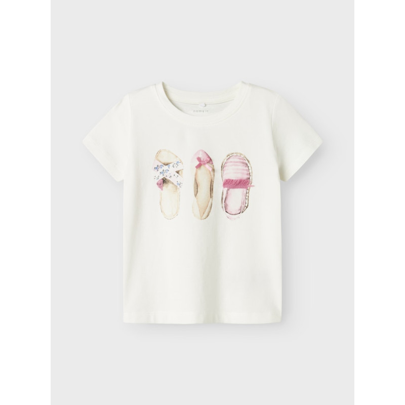 NAME IT MINI Dessy Top - Cloud Dancer