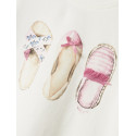NAME IT MINI Dessy Top - Cloud Dancer