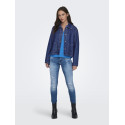 ONLY Lerine Pocket Denim Skjorte - Dark Blue Denim