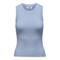 JDY Aya Strikket Tank Yop - Kentucky Blue