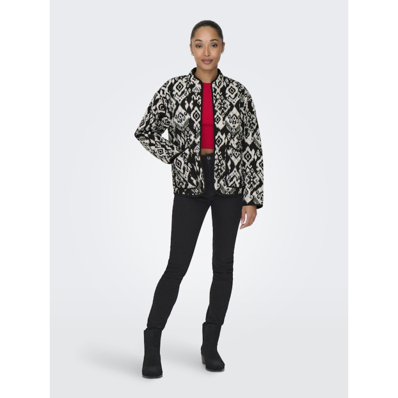 JDY Tiger Bomber Jakke - Sort
