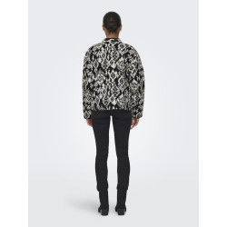 JDY Tiger Bomber Jakke - Sort