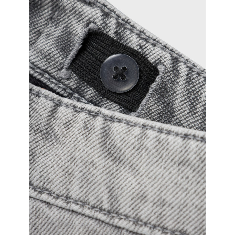 NAME IT KIDS Ryan Straight Jeans 3418-Be - Light Grey Denim