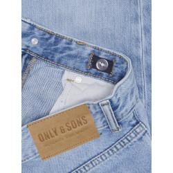 ONLY & SONS JUNIOR Edge Straight LB 2785 Tai Jeans - Light Blue Denim