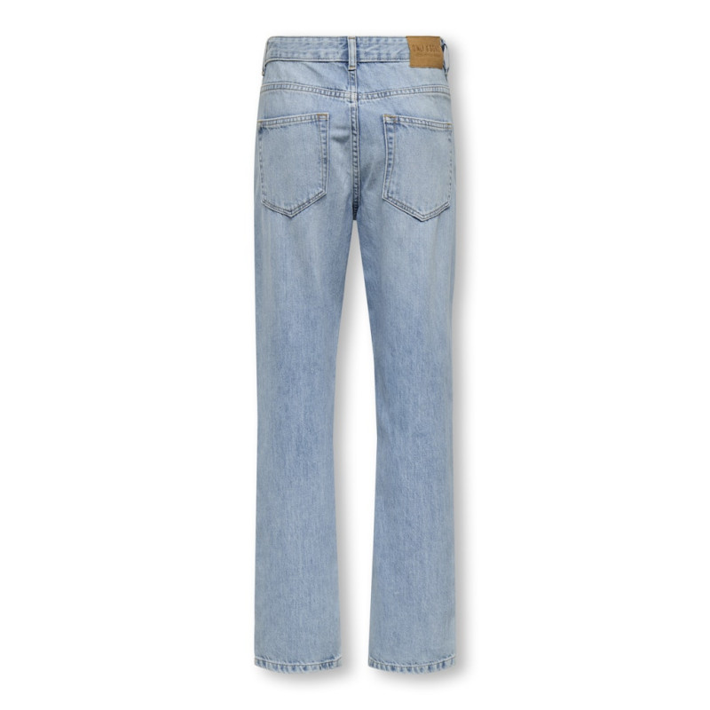 ONLY & SONS JUNIOR Edge Straight LB 2785 Tai Jeans - Light Blue Denim