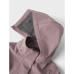 NAME IT KIDS Alfa08 Softshell Jakke - Elderberry