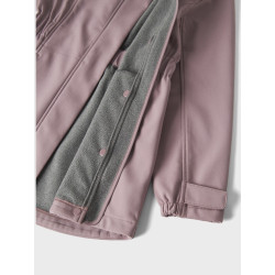 NAME IT KIDS Alfa08 Softshell Jakke - Elderberry