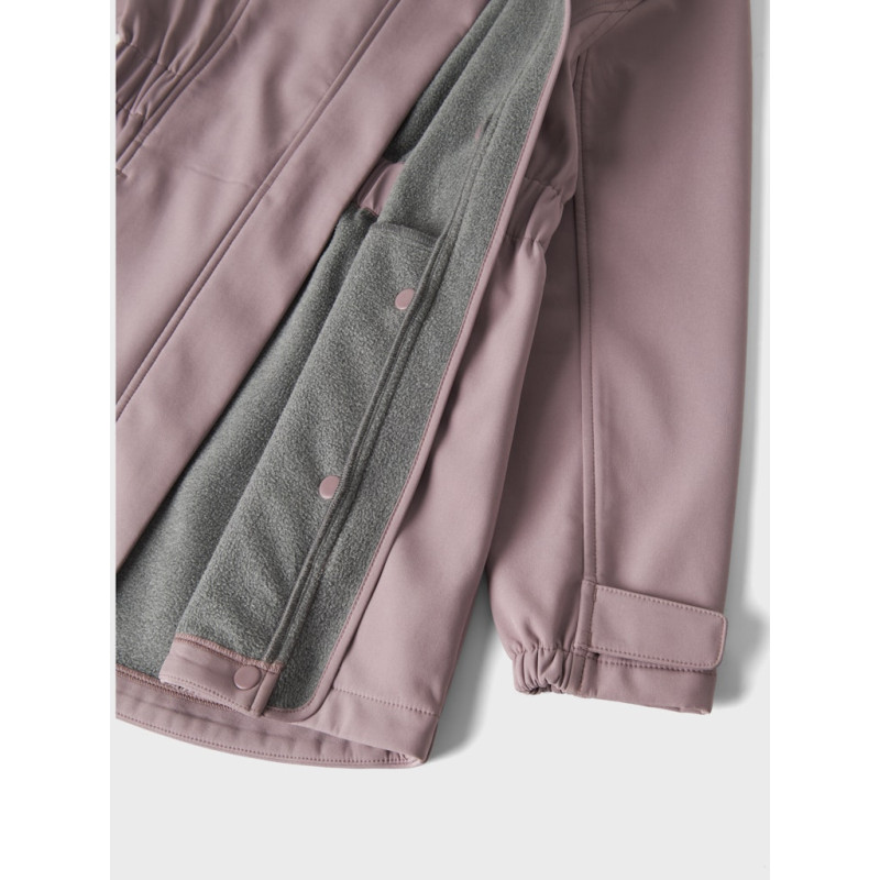 NAME IT KIDS Alfa08 Softshell Jakke - Elderberry