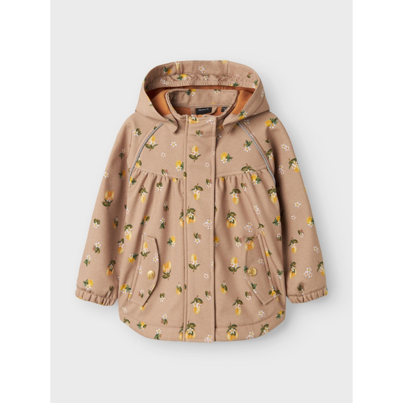 NAME IT MINI Alfa08 Softshell Ashape Jakke - Light Taupe