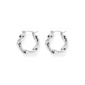 PIECES Mivo Hoop Øreringe - Silver Colour