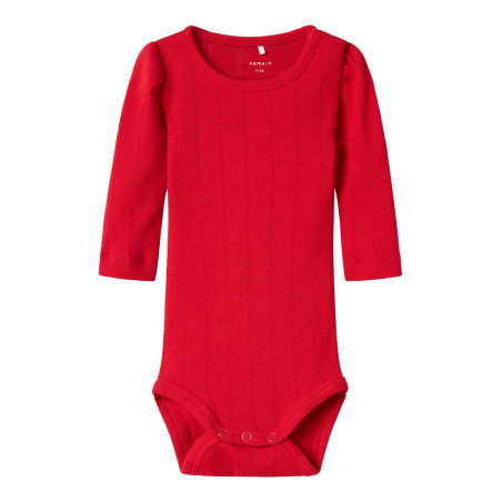 NAME IT BABY Dagnes Bodystocking - Chinese Red