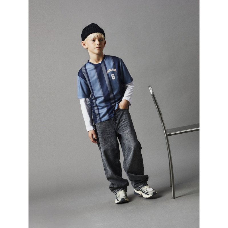 NAME IT KIDS Bibile Top - Lava Smoke