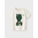 NAME IT MINI Brett T-Shirt - Cloud Dancer