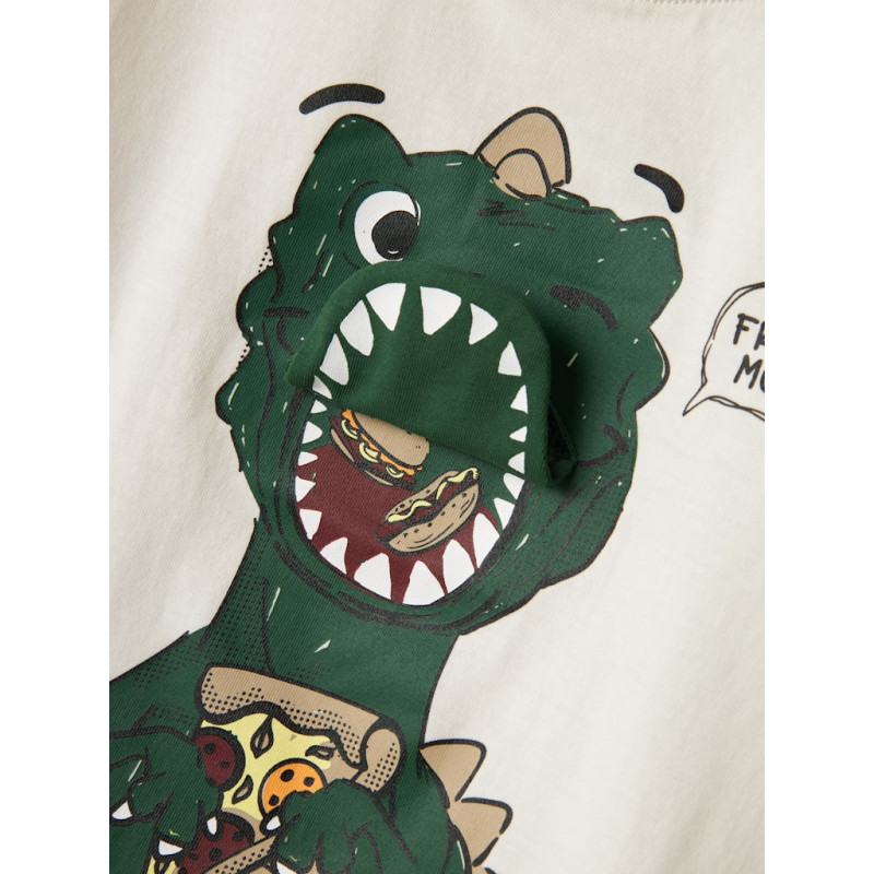 NAME IT MINI Brett T-Shirt - Cloud Dancer