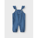 NAME IT BABY Evi Round Denim Overalls 1966-Yb B - Medium Blue Denim