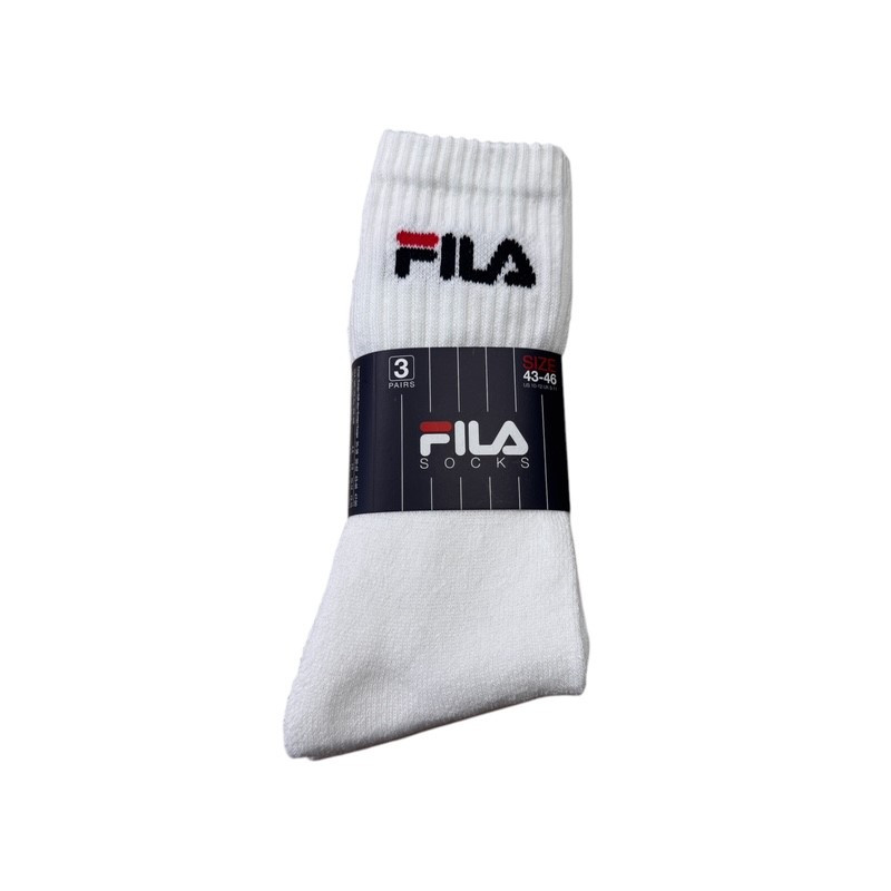 VANTING Fila Calza 3-Pak Tennis Sokker - Hvid