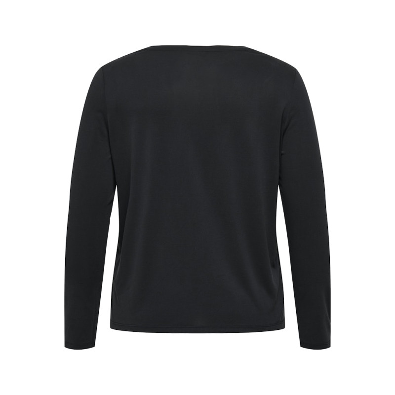 ONLY CARMAKOMA Free Life Bluse - Sort