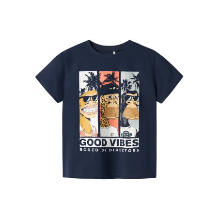 NAME IT KIDS Fartil T-Shirt - Navy Blazer
