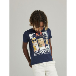 NAME IT KIDS Fartil T-Shirt - Navy Blazer