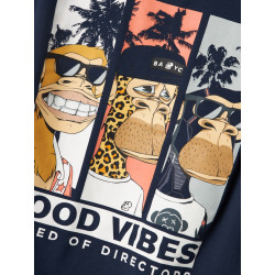 NAME IT KIDS Fartil T-Shirt - Navy Blazer