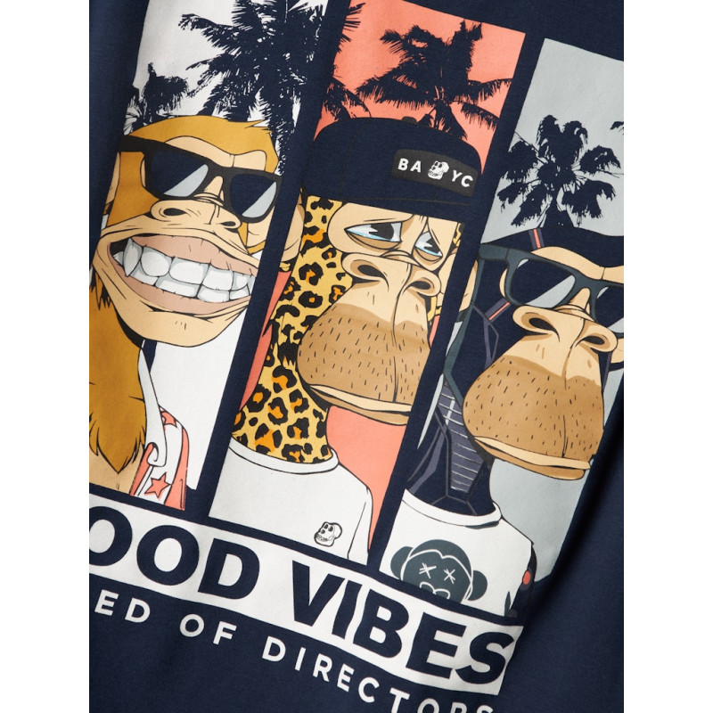 NAME IT KIDS Fartil T-Shirt - Navy Blazer