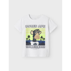 NAME IT KIDS Fartil T-Shirt - Cloud Dancer