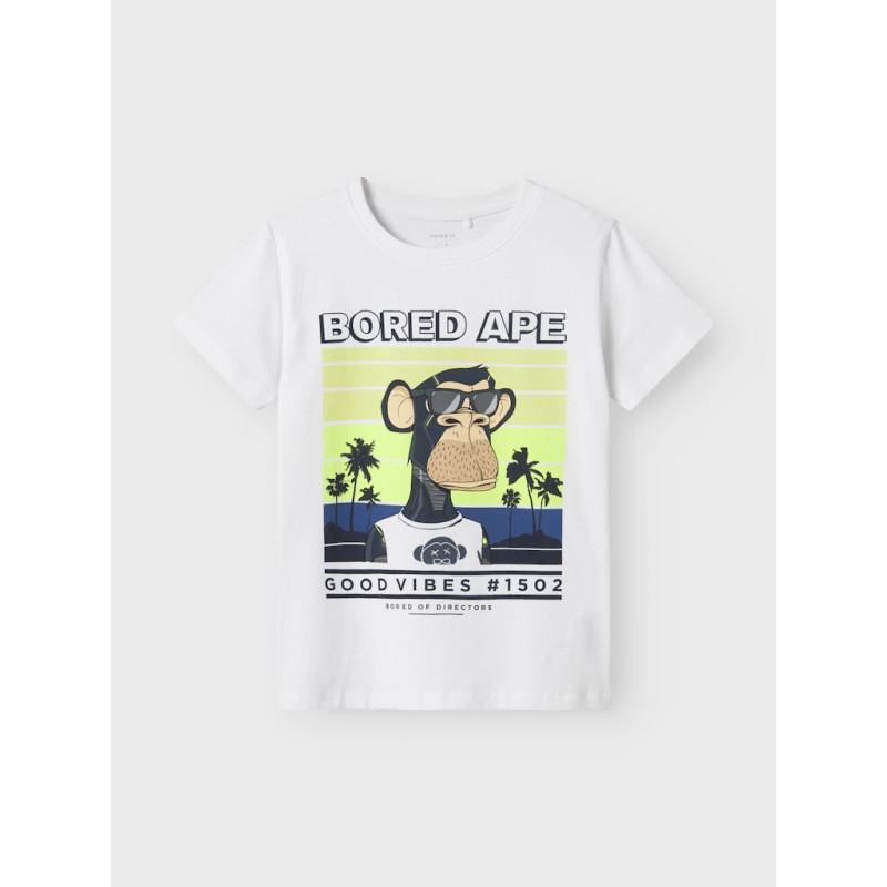 NAME IT KIDS Fartil T-Shirt - Cloud Dancer