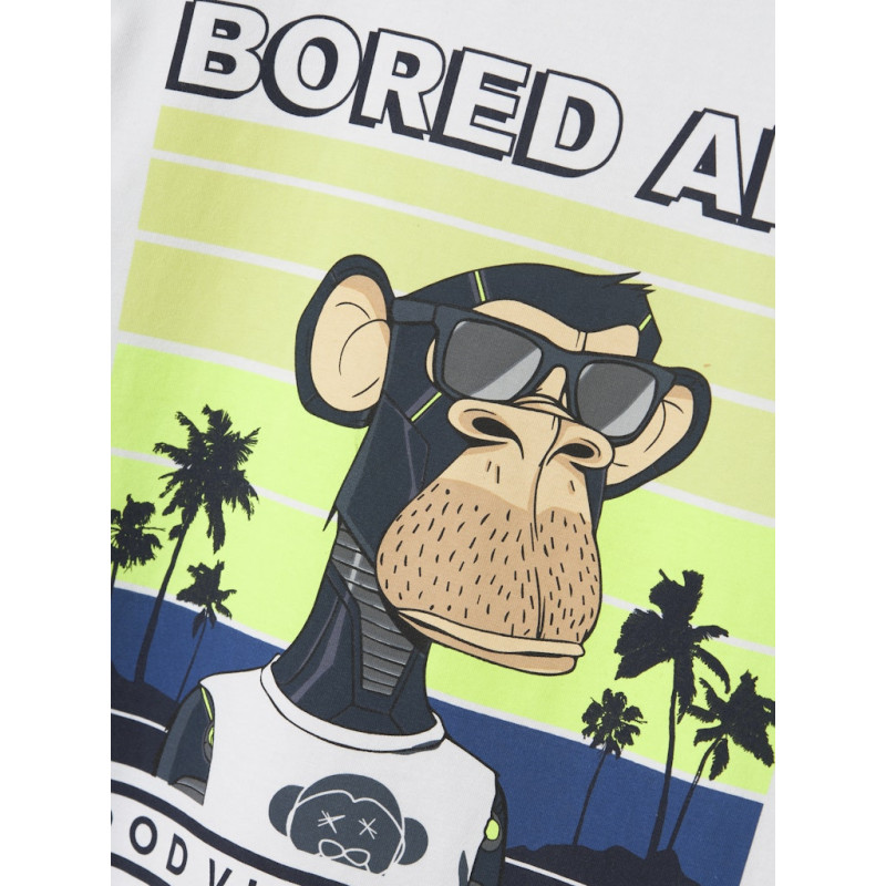 NAME IT KIDS Fartil T-Shirt - Cloud Dancer