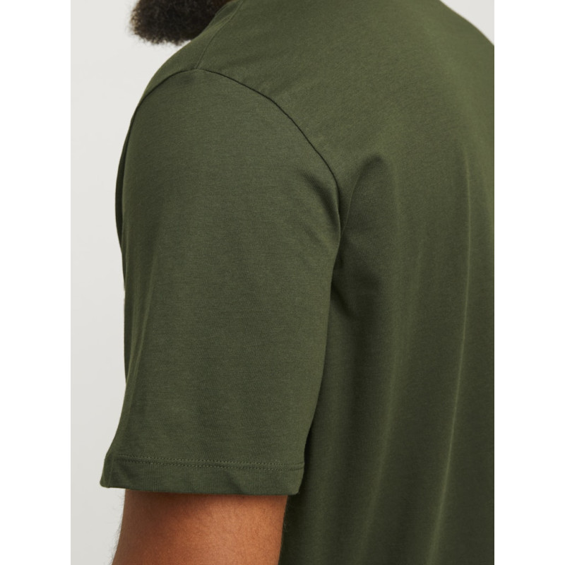 JACK & JONES Plus Size logo T-shirt - Kombu Green