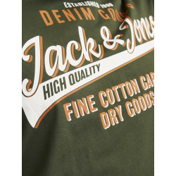 JACK & JONES Plus Size logo T-shirt - Kombu Green